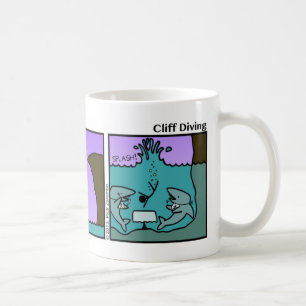 Funny Cliff Diving Stickman Mug - 108