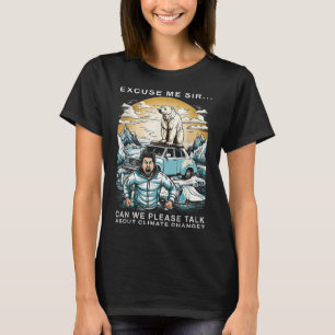 Funny Climate Change Polar Bear Environmental Prot T-Shirt