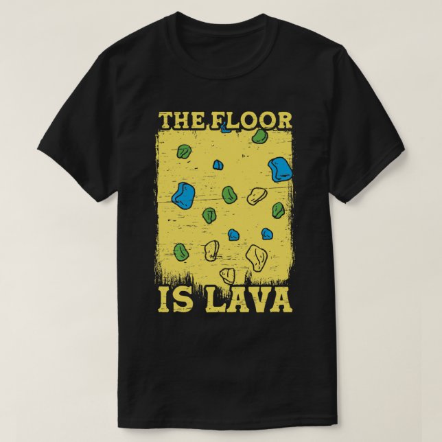 Funny Climbing Bouldering  T-Shirt (Design Front)