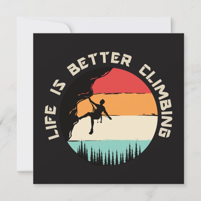 Funny Climbing Card (Front)