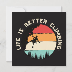 Funny Climbing Card
