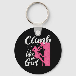 Funny Climbing Lover Graphic For Women And Girls C Key Ring