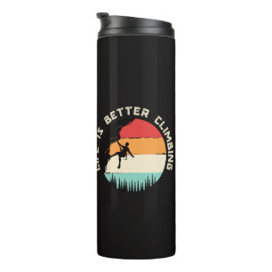 Funny Climbing Thermal Tumbler