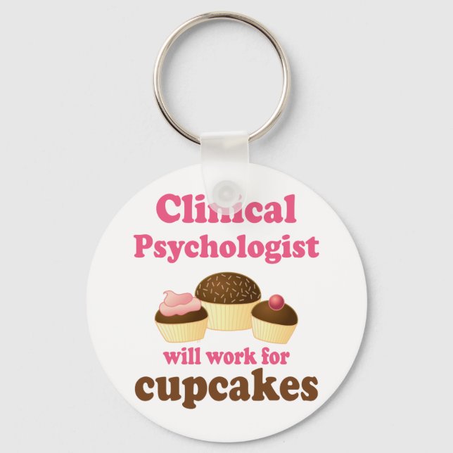 Funny Clinical Psychologist Key Ring (Front)
