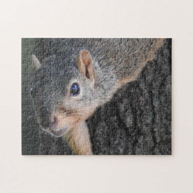 Funny Close Up Squirrel Face Photo Jigsaw Puzzle (Horizontal)