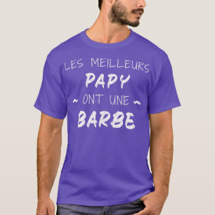 Funny Clothing he Best Grandad Is Bearded Hipster  T-Shirt