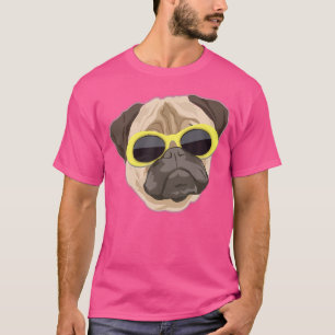 Funny Clout Goggles Pug Dog Edm T-Shirt