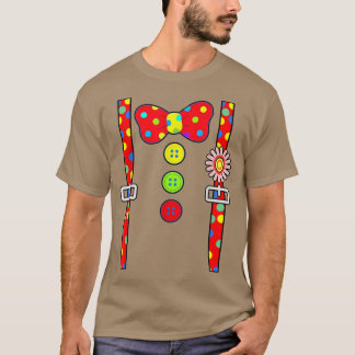Funny Clown Costume Halloween Flower Classic Cute T-Shirt