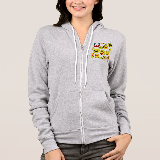 funny clown emojis hoodie (Front)