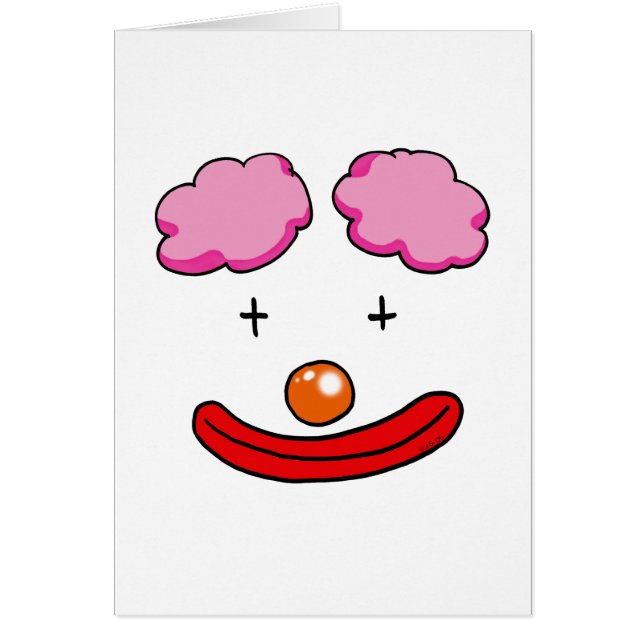 Funny clown face (Front)