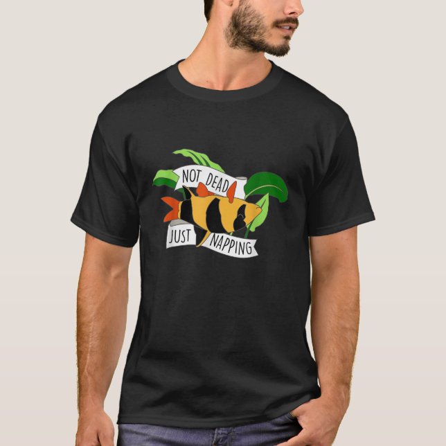Funny Clown Loach Freshwater Aquarium T-Shirt (Front)