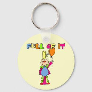 Funny Clown T-shirts and Gifts Key Ring