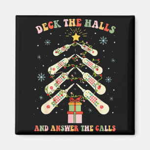 Funny Cna Nurse Christmas Medical Xmas Trees Nursi Magnet