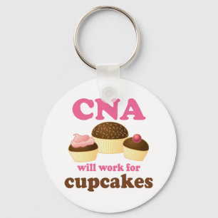Funny CNA  or Certified Nursing Assistant Key Ring