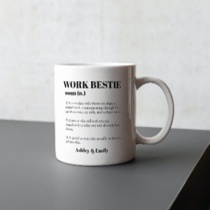 Funny Co-worker Work Bestie Gift Coffee Mug