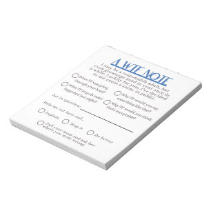 Funny Co-Worker WTF Notepad