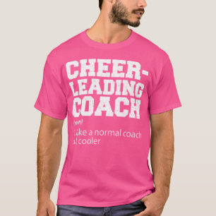 Funny Coach Cheerleading Coach Definition Cheerlea T-Shirt