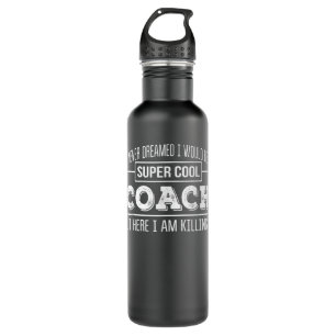 Funny Coach Funny Thank You Gift 710 Ml Water Bottle