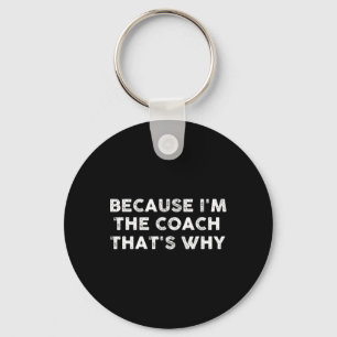 Funny Coach Sports Footbyll Bysketbyll Soccer Hock Key Ring