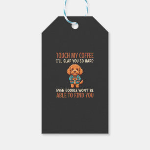 Funny Cockapoo Coffee Lover Gift Tags