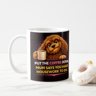 Funny Cockapoo Coffee Mug   Dog Mum Humor Mug