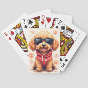 Funny Cockapoo Kawaii Dog Playing Cards