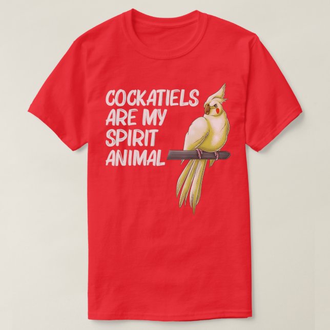 Funny Cockatiel Bird Parrot Lover 9 T-Shirt (Design Front)