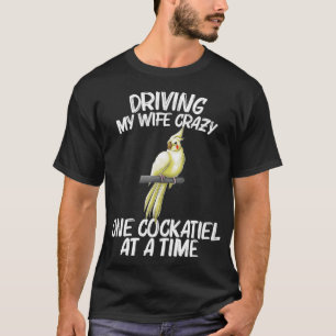 Funny Cockatiel Gift For Men Boys Bird Parrot T-Shirt