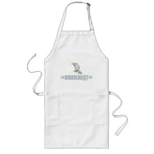 Funny Cockatiel Long Apron