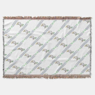 Funny Cockatiel Lover's Throw Blanket