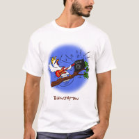 Funny cockatoo playing rock guitar cartoon