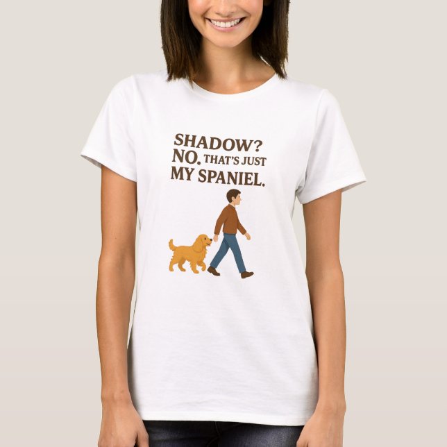 Funny Cocker Spaniel T shirt (Front)