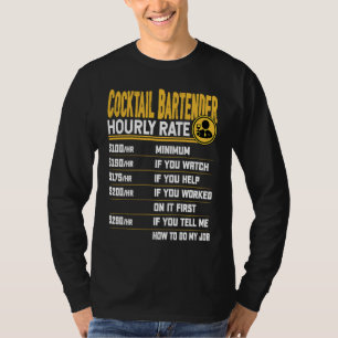 Funny Cocktail Bartender Bartending Mixologist Hou T-Shirt
