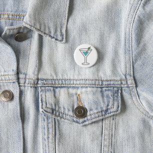 Funny Cocktail Martini Emoji 3 Cm Round Badge