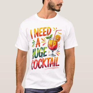 Funny Cocktail T-Shirt Design