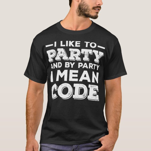 Funny Code Shirt Programming Shirt for a Programme (Front)