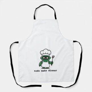 Funny Coder Apron — sudo make dinner