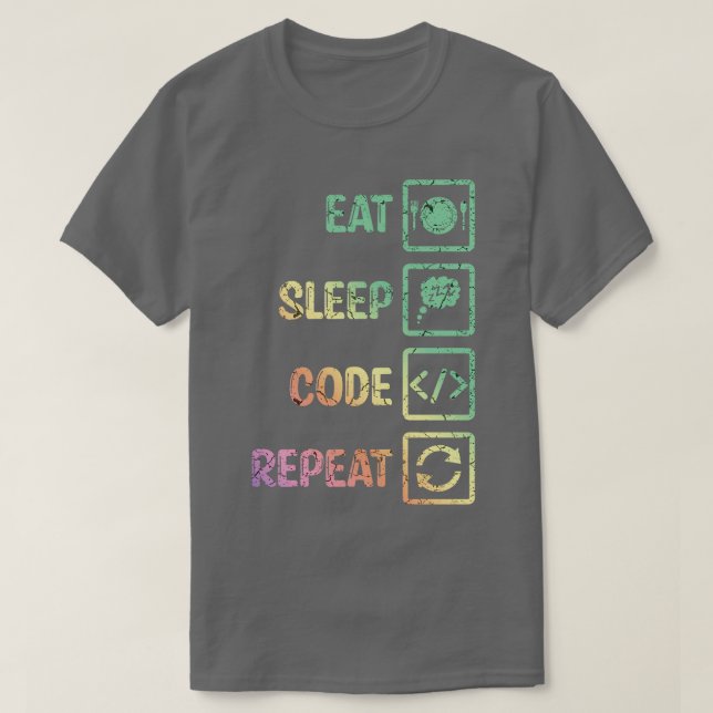Funny Coder Programmer Software Developer Quote T-Shirt (Design Front)