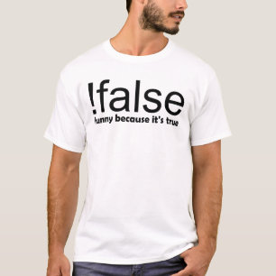 Funny Coding False Programming for Programmers T-Shirt