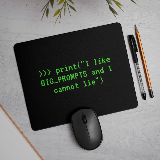 Funny Coding Mouse Pad (Wake up, brew up, and print your personality—literally.)