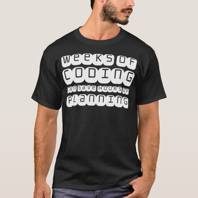Funny coding software development computer  T-Shirt (Front)