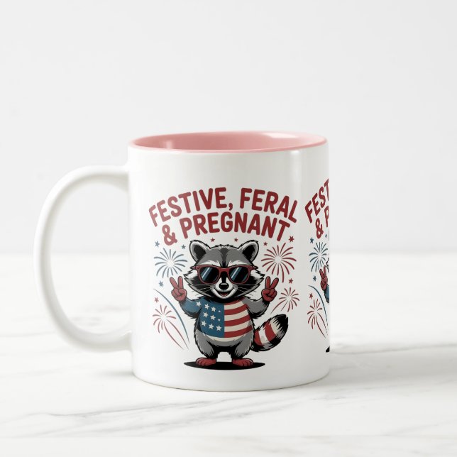 Funny Coffe Mug for pregnant  (Left)