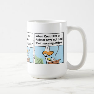 Funny Coffee Aviation Humour Mug