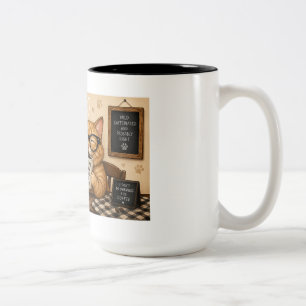Funny Coffee Cat Mug