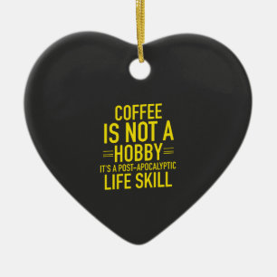 Funny Coffee Ceramic Tree Decoration
