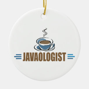Funny Coffee Ceramic Tree Decoration