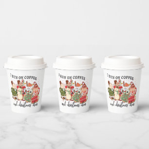 funny coffee Christmas cheer party  Paper Cups