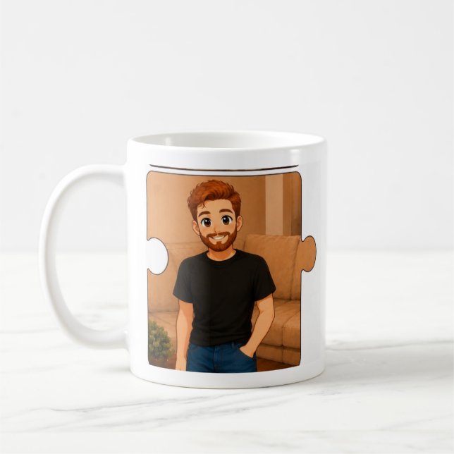 Funny Coffee Cup for Dad Personalised Editabl (Left)