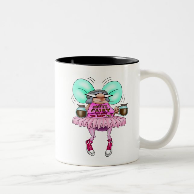 Funny Coffee Fairy Mug Spectickles (Right)