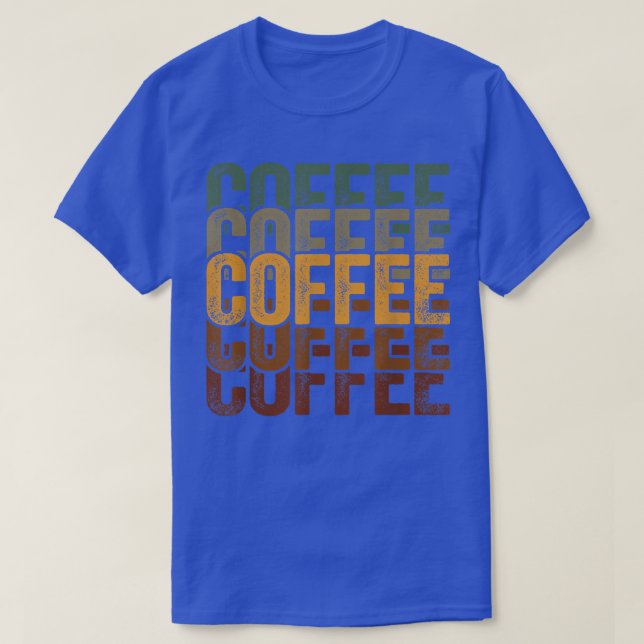 Funny Coffee Gifts Coffee Tee Retro Coffee Lover M (Design Front)